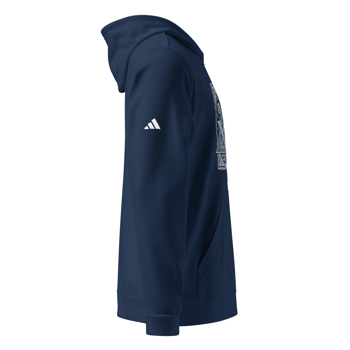 Square & Compasses adidas fleece hoodie with all seeing eye